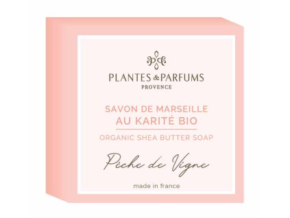 Plantes et Parfums tuha mydlo Peche de Vigne Broskev 100g