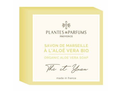 Plantes et Parfums tuha mydlo The et Yuzu Caj a Yuzu 100g