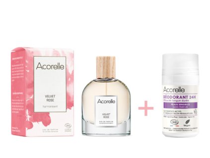 Acorelle SADA Parfemova voda EDP Velvet Rose 50ml Deodorant Sensitive skin 50ml