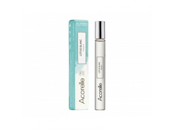 Acorelle eau de parfum roll on bio lotus blanc 10ml