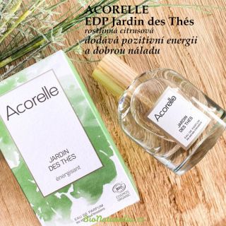 💚BIO PARFÉMOVÁ VODA JARDIN DES THÉS💚od značky Acorelle Intenzivní svěžest a čistota čaje je v souladu s květinovo-bylinným...