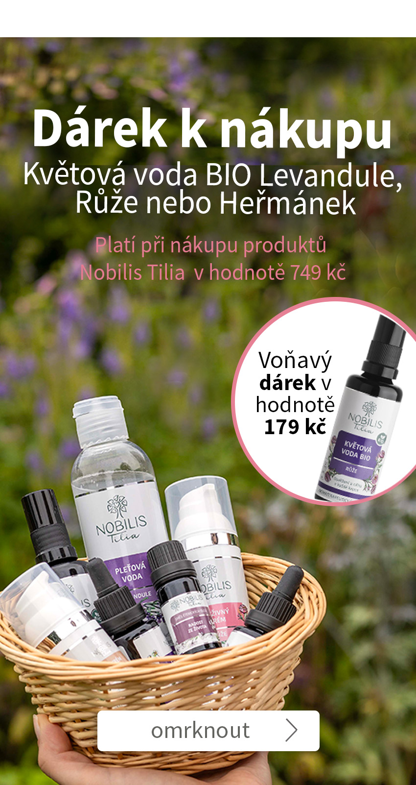Květová voda Nobilis Tilia