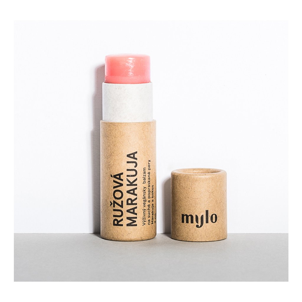 mylo vegansky balzam na rty ruzova marakuja 9ml