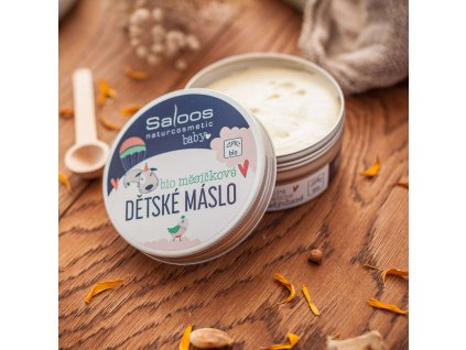 saloos bio slehane mesickove detske maslo 150ml