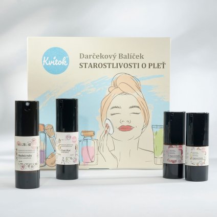 kvitok balicek kompletni anti aging pece o zralou plet 30