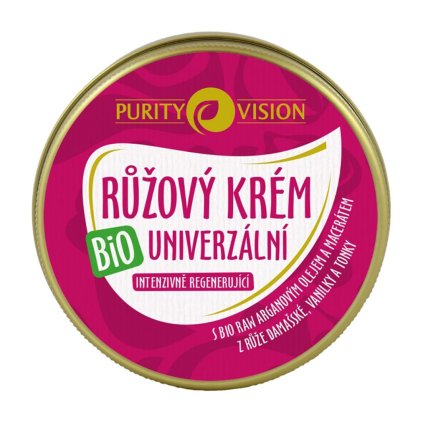 purity vision ruzovy krem univerzalni bio 70 ml