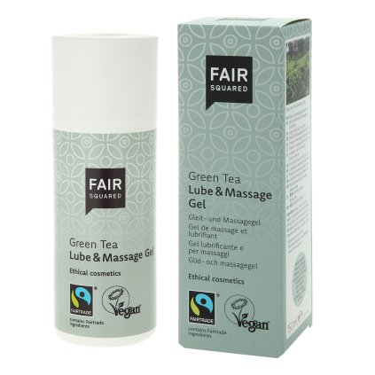 fair squared gel lubrikacni masazni zeleny caj 150 ml