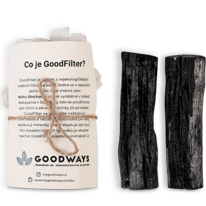 goodfilter aktivni uhli pro filtraci vody 2 ks