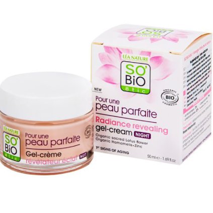 so bio gel krem rozjasnujici nocni pro dokonalou plet 50 ml bio