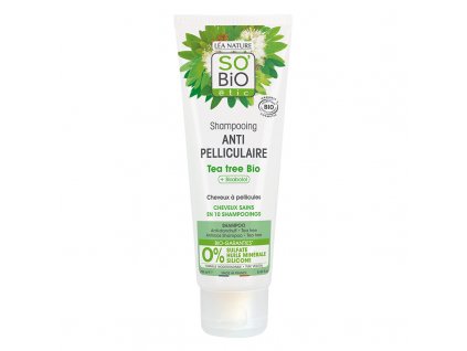 so bio etic sampon proti lupum s tea tree a bisabololem 250 ml bio