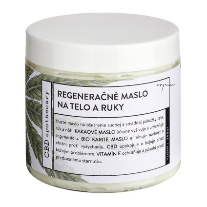 cbd apothecary regeneracni maslo na telo a ruce profi 200mg cbd