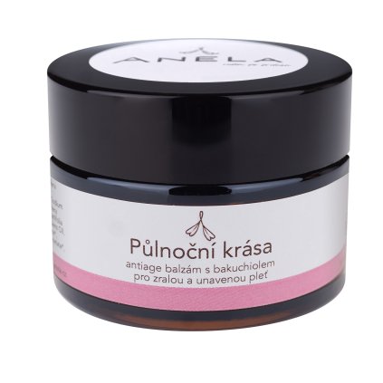 anela antiage nocni balzam pro zralou a unavenou plet pulnocni krasa 30ml