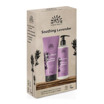 urtekram darkova sada zklidnujici levandule sprchovy gel a telove mleko