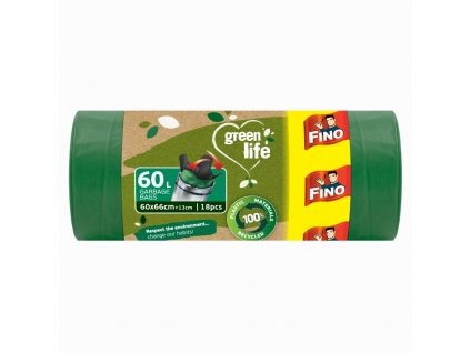 fino pytle na odpadky green life easy pack 27 m 60l 18 ks