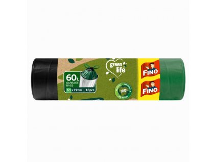 fino pytle na odpadky zatahovaci green life 60l 10 ks