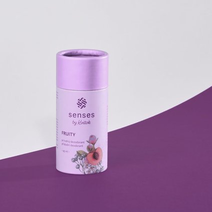 senses by kvitok tuhy deodorant fruity 42 ml
