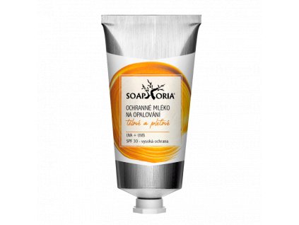 soaphoria ochranne telove a pletove mleko na opalovani s spf 30 75 ml