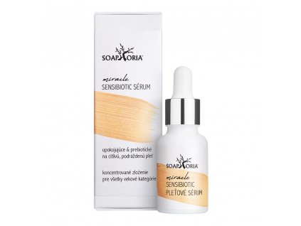 soaphoria miracle sensibiotic zklidnujici a prebioticke serum pro citlivou a podrazdenou plet 15 ml