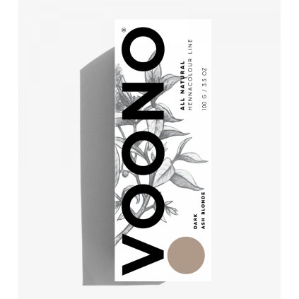 voono henna na vlasy dark ash blonde 100g