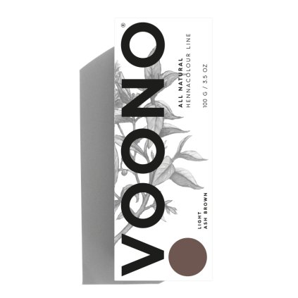 voono henna na vlasy light ash brown 100g