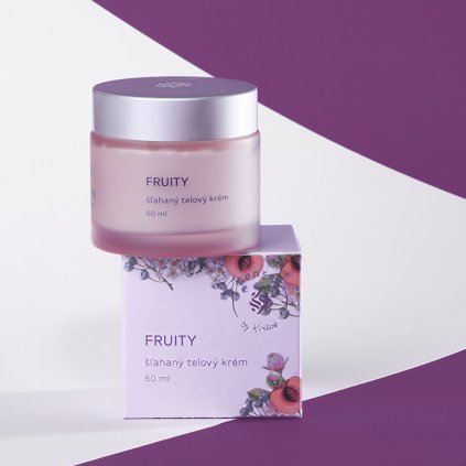 senses by kvitok slehany telovy krem fruity 60 ml