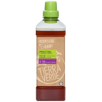 tierra verde praci gel z mydlovych orechu s bio levandulovou silici 1 l