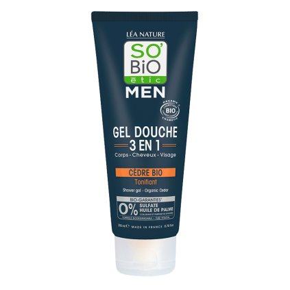 so bio etic gel sprchovy men 3v1 tonizujici cedr 200 ml bio