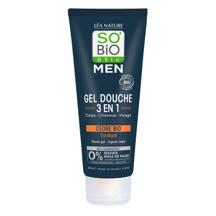 so bio etic gel sprchovy men 3v1 tonizujici cedr 200 ml bio