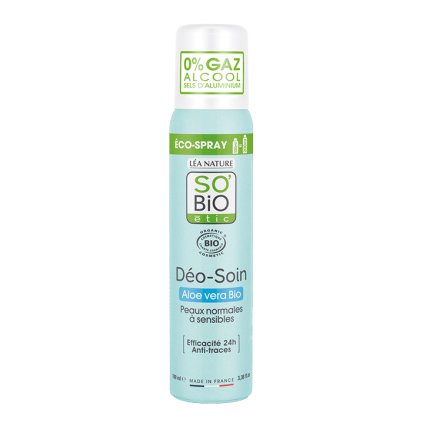 so bio etic deodorant prirodni eco spray 24h aloe vera 100 ml bio