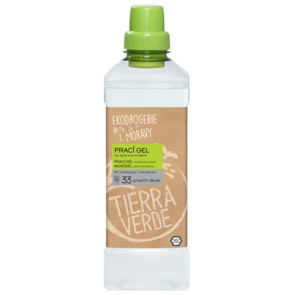 tierra verde praci gel z mydlovych orechu na funkcni sportovni textil 1 l