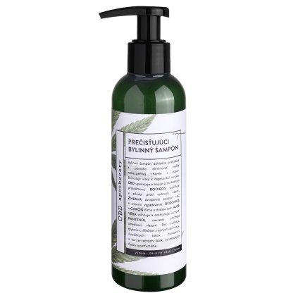 cbd apothecary procistujici a stimulacni bylinny sampon 200 ml