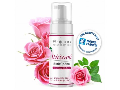 saloos bio ruzova cistici pena na plet 150 ml