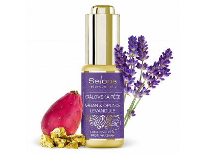 saloos kralovska pece argan opuncie levandule bio 20 ml