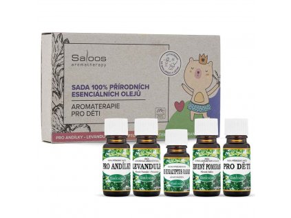 saloos sada esencialnich oleju aromaterapie pro deti