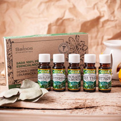 saloos sada esencialnich oleju domaci aroma lekarnicka 1