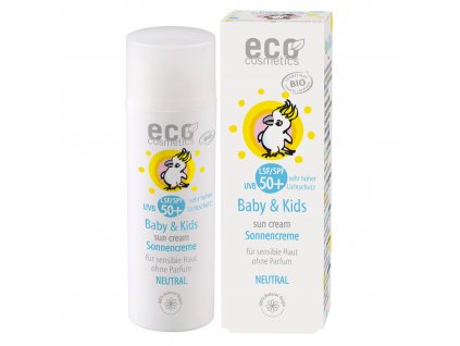 eco cosmetics baby detsky opalovaci krem neutral spf 50 bio 50ml