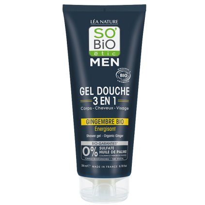 so bio etic gel sprchovy men 3v1 energizujici zazvor 200 ml bio