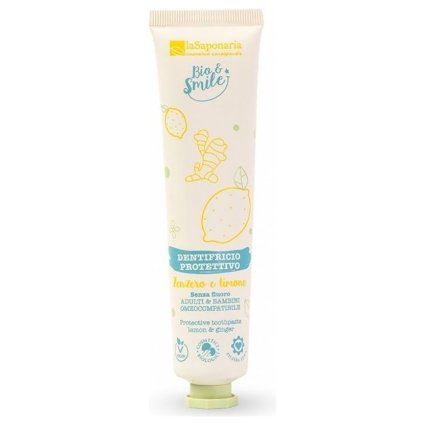 lasaponaria ochranna zubni pasta zazvor a citron bio 75 ml