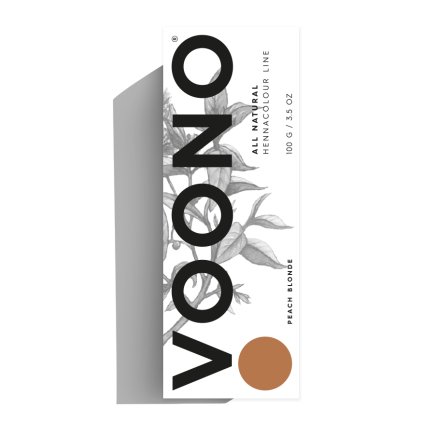 voono henna na vlasy peach blonde 100 g