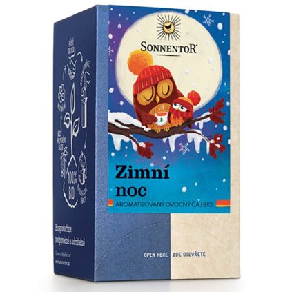 sonnentor aromatizovany ovocny caj zimni moc bio sacky 45g