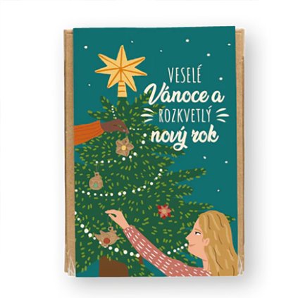 blossombs seminkove bomby darkova sada mini vesele vanoce 4ks