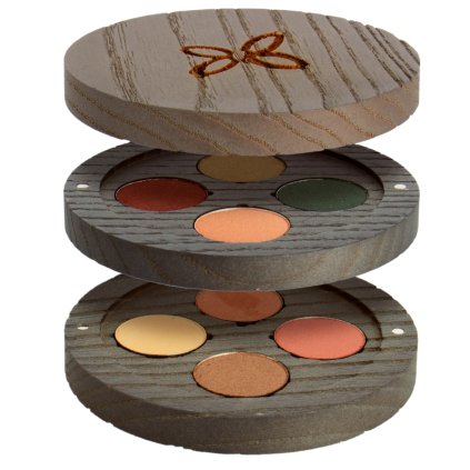 boho green make up paletka ocnich stinu travel bio