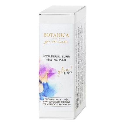 botanica slavica premium rozjasnujici elixir stastne pleti s oligo ha anti blue light ochranou 50ml