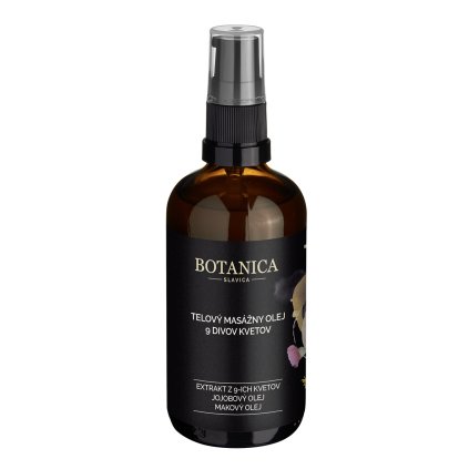 botanica slavica telovy masazni olej 9 divu kvetu 100 ml