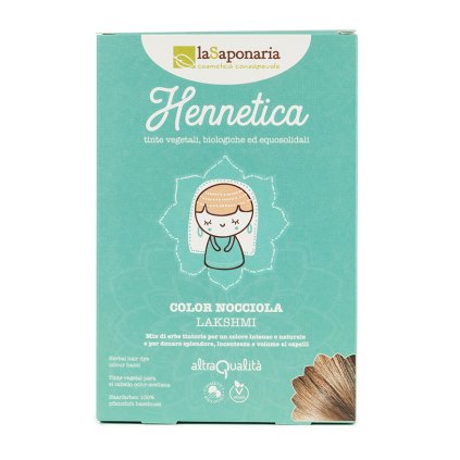 lasaponaria prirodni barva na vlasy lakshmi bio liskovy orech 100 g