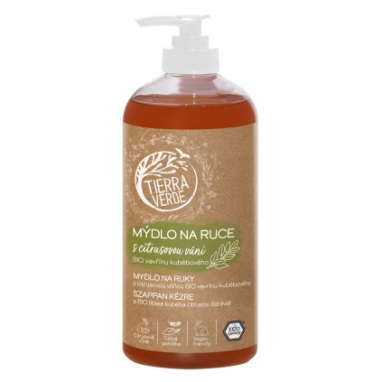 tierra verde tekute mydlo na ruce s citrusovou vuni 500 ml