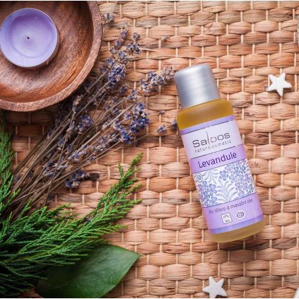 saloos telovy a masazni olej levandule 50ml