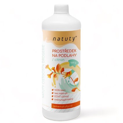 natuty prostredek na podlahy s vuni citronu 1l
