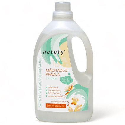 natuty machadlo pradla s vuni citronu 1,5l