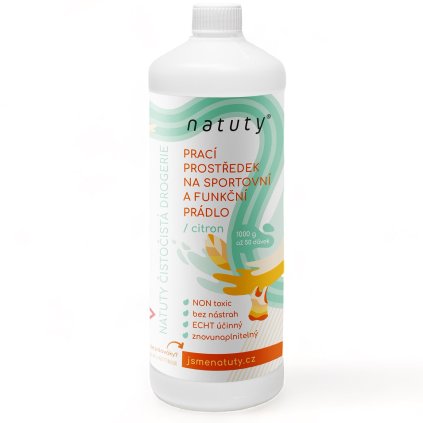 natuty praci gel na sportovni a funkcni pradlo s vuni citronu 1 l